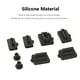 thumbnail image 2 of Juego de tapones de malla de 8 Uds. Cubierta antipolvo para interruptor NS/interruptor OLED (negro) Likrtyny Para estrenar, 2 of 4