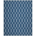 thumbnail image 2 of Safavieh Dhurries Ella Geometric Wool Area Rug, Dark Blue, 8' x 10', 2 of 11