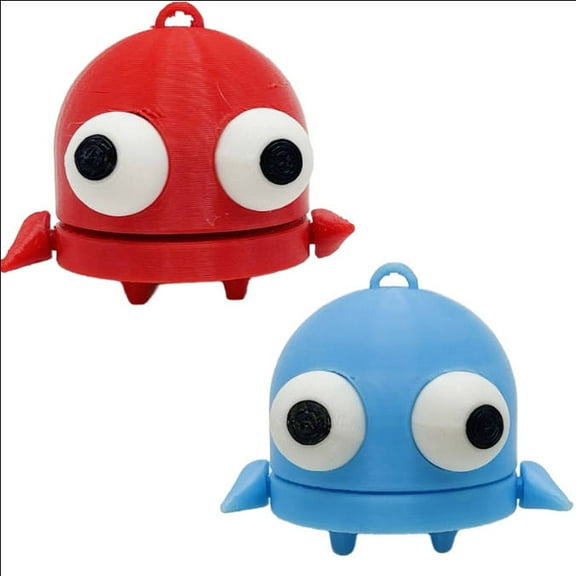 2PC 3D Printed Repo Robot Keychain, Repo Robot Toy With Movable Head and Joints, Funny Keychain Gifts For Friends