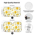 thumbnail image 5 of Yiaed Gnomes Bees Print Car Windshield Sunshade Front Auto Car Front Window Sun Shade Foldable Sun Visor Shield Cover Auto Accessories for Sedan SUV Truck-Small, 5 of 5
