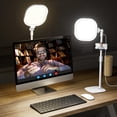 thumbnail image 2 of Lighting for Video Calls, 30 Light Modes Video Conference Light, Desk Ring Light with Stand for Webcam, Meetings, Live Stream, Home Office. CRI 97.8, 2 of 8