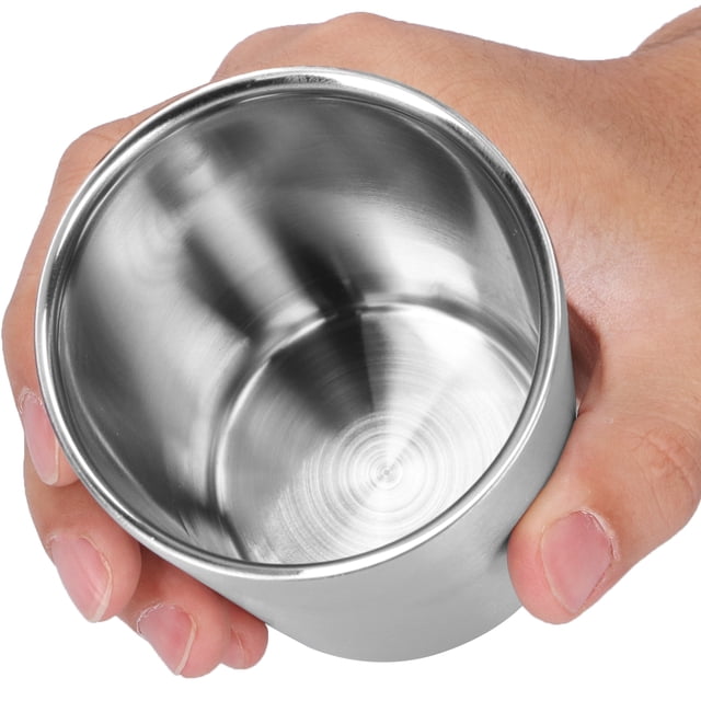 Taza De Agua, Jarra De Cerveza, Doble Capa Resistente A La Corrosión Para Cocina, Comedor, Hogar, Oficina De Plata ANGGREK No