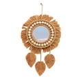 thumbnail image 3 of Hanging Wall Mirror Hand Woven Macrame Versatile Bohemian Style for Wedding Gift Style B, 3 of 9