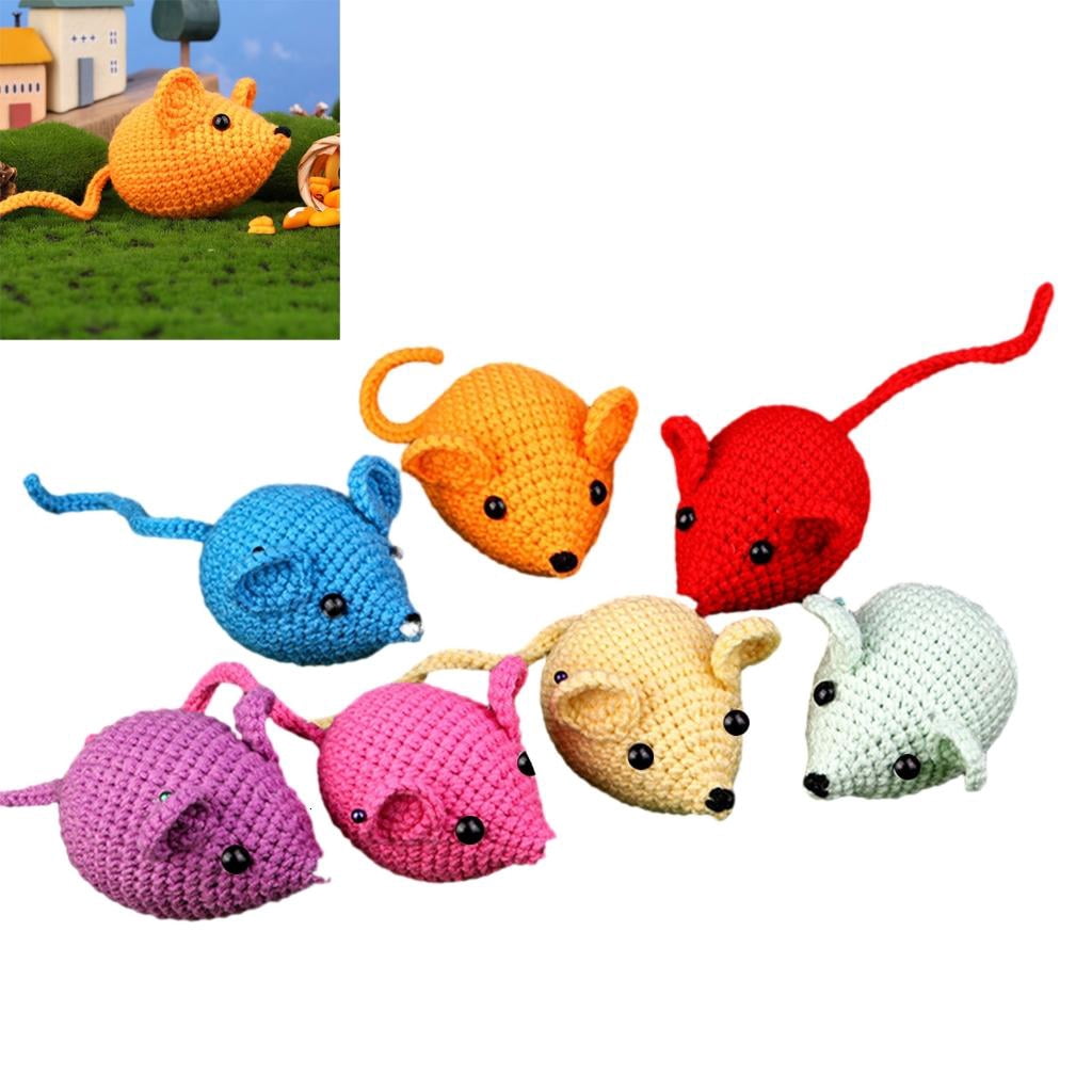 Crochet Dolls Crochet Mouse with Crochet Hook Needle Instructions for Beginner Knitting Accessories