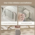 thumbnail image 2 of Geemuslly Portable Self Inflating Air Mattress,78.74 * 59.06Inch Queen Size, for Camping, Traveling, Backpacking, Inflatable Bed, Camping Inflatable Bed, 2 of 7