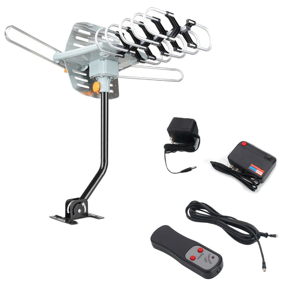 Zimtown TV Antenna Amplified Long Range Outdoor HD Digital Rotating