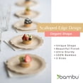 thumbnail image 4 of Platos desechables de bambú Bambu de 9" - set de 8, compostables, 4 of 9