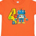 thumbnail image 4 of Inktastic 4th Birthday Robot Boys or Girls Toddler T-Shirt, 4 of 5