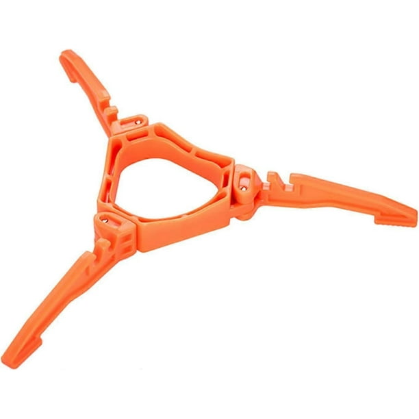 Gas Tank Holder Foldable Fuel Gas Tank Holder Support Gas Cylinder Tripod Gas Cylinder Holder Suitable for Camping Picnic Bicycle Packing