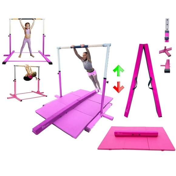 Gymnastics Bar And Crash Mat
