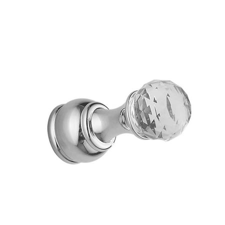 

Zinc Alloy Clothes Hook Kitchen Hallway Hanger Faux Crystal Bedroom Wall Mounted