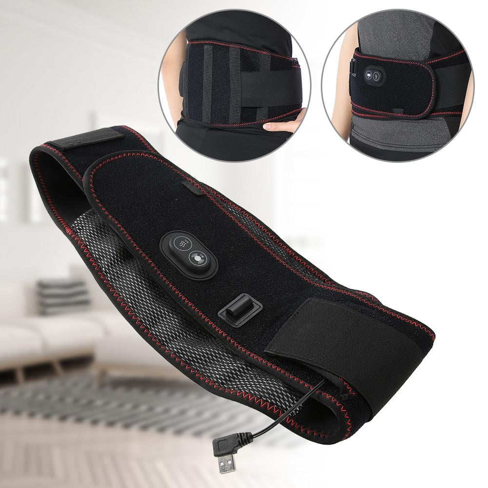FAGINEY Electric Heating Vibration Abdomen Waist Support Warm Massage