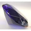Dark Blue Crystal Paperweight-#80 with stand