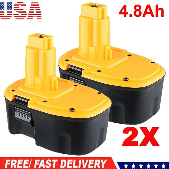 2Pack Upgraded to 4.8Ah 14.4V DC9091 DW9094 Ni-MH Replacement for 14.4V Battery XRP DW9091 DW935 DE9038 DE9091 DE9092