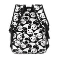 thumbnail image 4 of Fotbe Seamless Pattern Cute Panda Pattern Casual Backpack for School, Travel, and Outdoor Activities - Durable, Lightweight, and Comfortable, 4 of 5