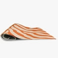 thumbnail image 4 of Simply Daisy 5' x 7' Blood Orange Animal Stripe Spring Chenille Indoor/Outdoor Rug, 4 of 4