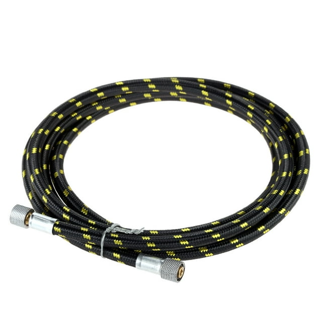Manguera de Nylon Profesional de Manguera Con Manguera de Aerógrafo Trenzada Con Ajuste de Tamaño de 1/8 "x1.8m5.9ft en un extremo y un 1/8 Pulgadas