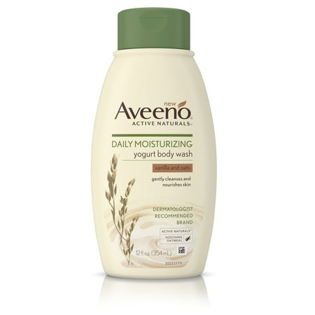 Aveeno Daily Moisturizing Yogurt Body Wash for Dry Skin, 12 fl. oz