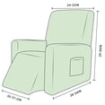 thumbnail image 2 of Washable Thickened Armchair Wing Chair Slipcover Recliner Chair Slip Cover Stretch Sofa Protector w/ Pocket, 2 of 5