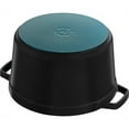 thumbnail image 5 of Staub Cast Iron Dutch Oven 5-qt Tall Cocotte, Made in France, Serves 5-6, Matte Black, 5 of 14