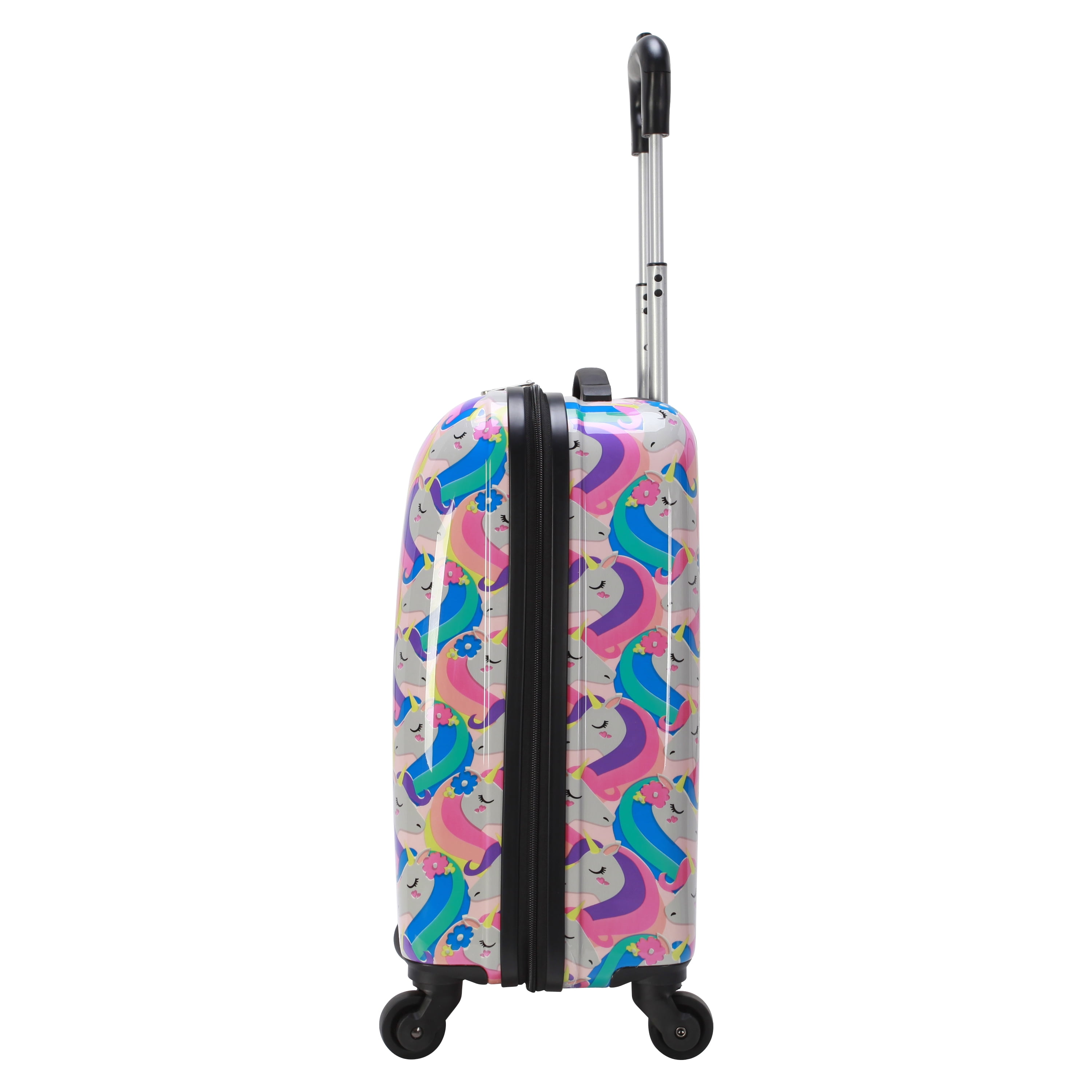 Protege Kids 18" Hardside Carry on Luggage, Unicorn, (Walmart.Com Exclusive)