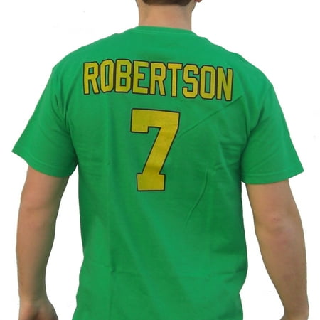 dwayne robertson #7 mighty ducks movie jersey t-shirt hockey costume d2 90s