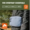 thumbnail image 3 of Ozark Trail Denver Waistpack, Blue Indigo Fanny pack, Polyester, Zipper, Adult, on Waist, 3 of 14