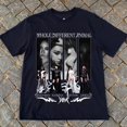 thumbnail image 5 of Aespas W-DA Whole Different Animal Graphic T-Shirt, Vintage Music Theme Casual Tee, 5 of 5