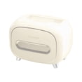 thumbnail image 2 of Caja de papel tisú con organizador de papelería, almacenamiento multiusos, caja de Control remoto, soporte de cubierta para caja de pañuelos para baño Beige Macarena Porta pañuelos, 2 of 8