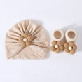 thumbnail image 5 of Baby Hat Sock Set Infant Hat & Sock Set Knitted Baby Hat & Socks Set Comfortable for Photoshoots & festival Gatherings, 5 of 8