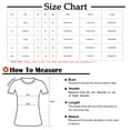 thumbnail image 3 of Odeerbi Womens Tops Dressy 2025 Casual Blouse Trendy V-Neck Short Sleeve Print T-shirt White, 3 of 8