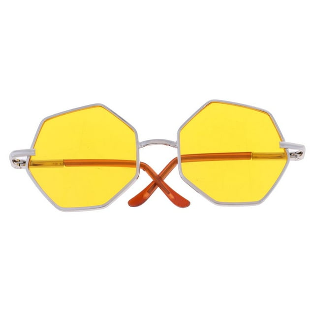 de terre Con Montura Hexagonal de terre Para De 20-25 Amarillo B Hugo Gafas de anteojos de muñeca