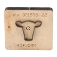 thumbnail image 4 of Leather Cutting Mold Bull Head Shape Small Deformation Alloy Steel Craft Wood Cutting Die for DIY, 4 of 8