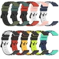 thumbnail image 4 of For Garmin Forerunner 645 Music 20mm Two-color Porous Silicone Watch Band, 4 of 4