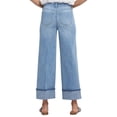 thumbnail image 2 of NYDJ womens  Petite Teresa Madison River Wide Leg Jean, 4P, Blue, 2 of 3