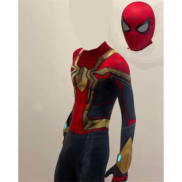 Disfraz de Halloween para adultos y niños, traje de superhéroe de Spiderman, mono completo de segunda piel Zentai, mono de fiesta para hombres Fivean unisex