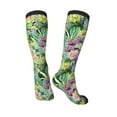 thumbnail image 4 of Balery Watercolor Blooming Cactus Fun Novelty Socks Men'S Women'S Crew Socks Funny Crazy Novelty Socks Quirky And Cool Socks, 4 of 9