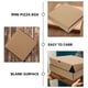 thumbnail image 4 of 10 mini cajas de pizza para fiestas. Cajas cuadradas de cartón Kraft para pizza, ideales para guardar galletas, tartas y manualidades., 4 of 7