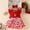 Red, variant on Valentines Baby Girl Outfit Crop Top and Heart Print Sleeveless Dress Set Cute Girl Outfits 2-3 Years Girls Outfits