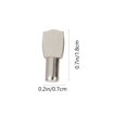 thumbnail image 3 of 50pcs Steel Shelf Support Pegs Furniture Shelf Pin Spoon Shape Cabinet Shelf Pegs, 3 of 9
