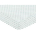 thumbnail image 6 of Sweet Jojo Designs Watercolor Floral Pink, Blue, Green and White 4 Piece Crib Bedding Set, 6 of 6