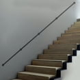 thumbnail image 4 of 4Pcs 14FT Industrial Black Pipe Stair Handrail Staircase Handrail Wall Mount, 4 of 18