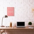 thumbnail image 2 of Stupell Industries The Dream Is Free Fashion Modern Pink Textured Word Design Canvas Wall Art by Daphne Polselli, 2 of 6