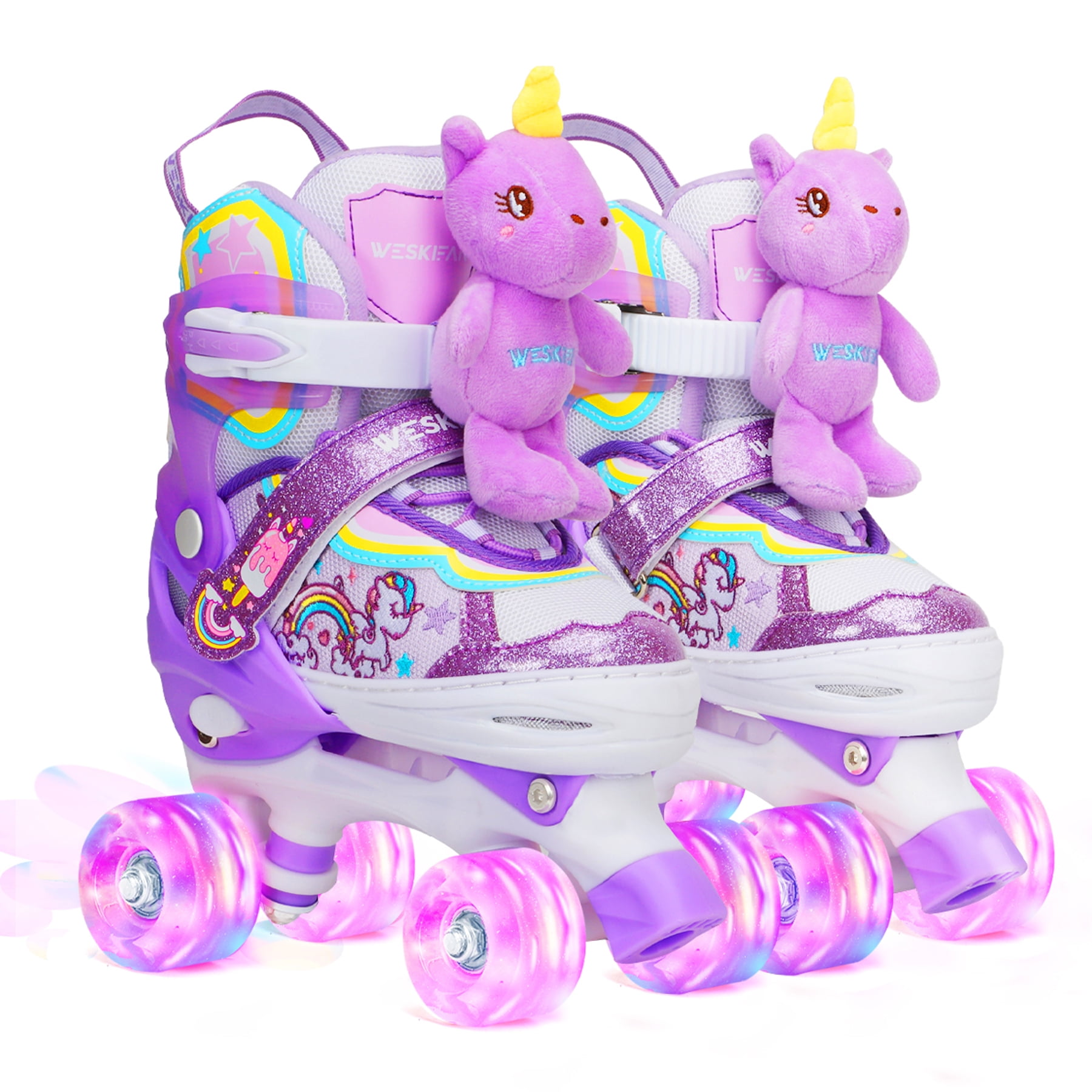 Roller Derby Sport Kids' Roller Skate - Unicorn Pink/White M