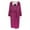 Hot Pink, variant on Kiplyki Fall Home Trends Women's Pajama Unisex Winter Lengthened Plush Shawl Bathrobe Long Sleeve Robe Hooded Coat