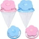 thumbnail image 1 of Bolsa de malla esponjosa para lavadora reutilizable para el hogar, bolsa de malla con filtro para el cabello, 4 piezas (azul y rosa) brillar Electrónica, 1 of 4