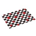 thumbnail image 2 of Bingfone Ladybugs Of Black And White Checkers ,18" x 24"Dish Drying Mat for Kitchen Counter,Ultra Absorbent Microfiber, 2 of 7