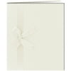 Pioneer Fabric Ribbon Post Bound Album 8.5"X11"-Ivory, Pk 1, Pioneer