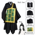 thumbnail image 3 of Disfraz de cosplay Lmetsky Geto Suguru Kimono para Halloween para hombre, 3 of 7