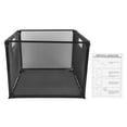 thumbnail image 1 of Desktop File Storage Bin, File Basket Holder Multi Functional Iron Rustproof Stylish Foldable  For Office, 1 of 7